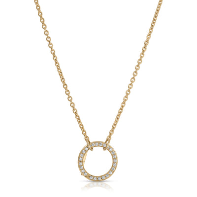 Rolo Chain with Diamond Clasp