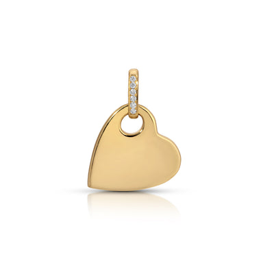 Anchored Heart Charm