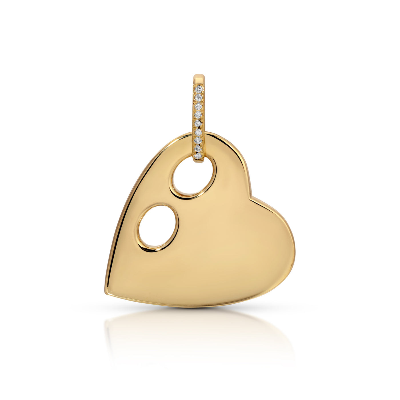 Anchored Heart Charm