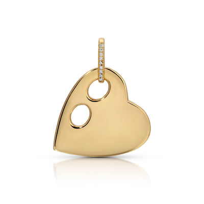 Anchored Heart Charm