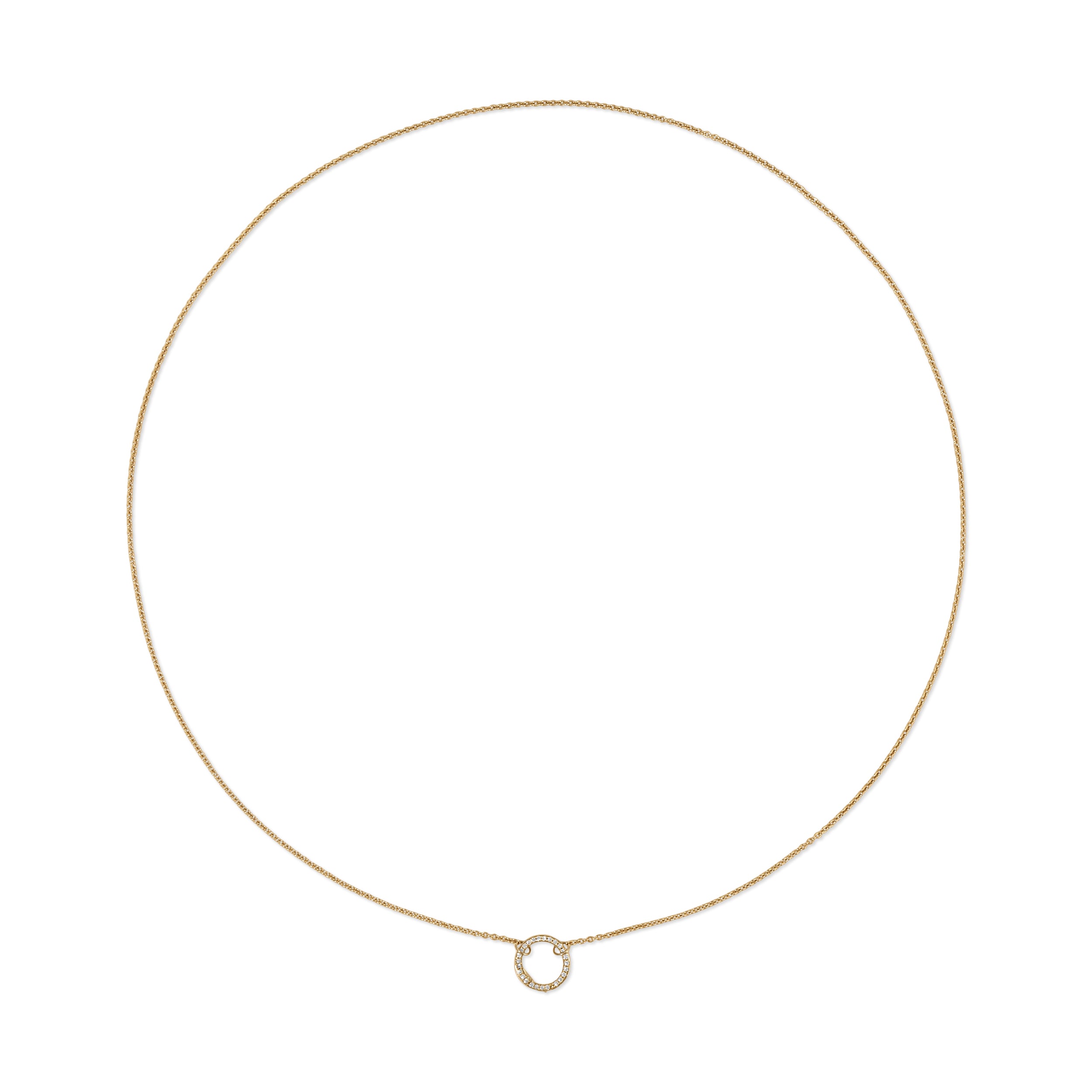 Rolo Chain with Diamond Clasp