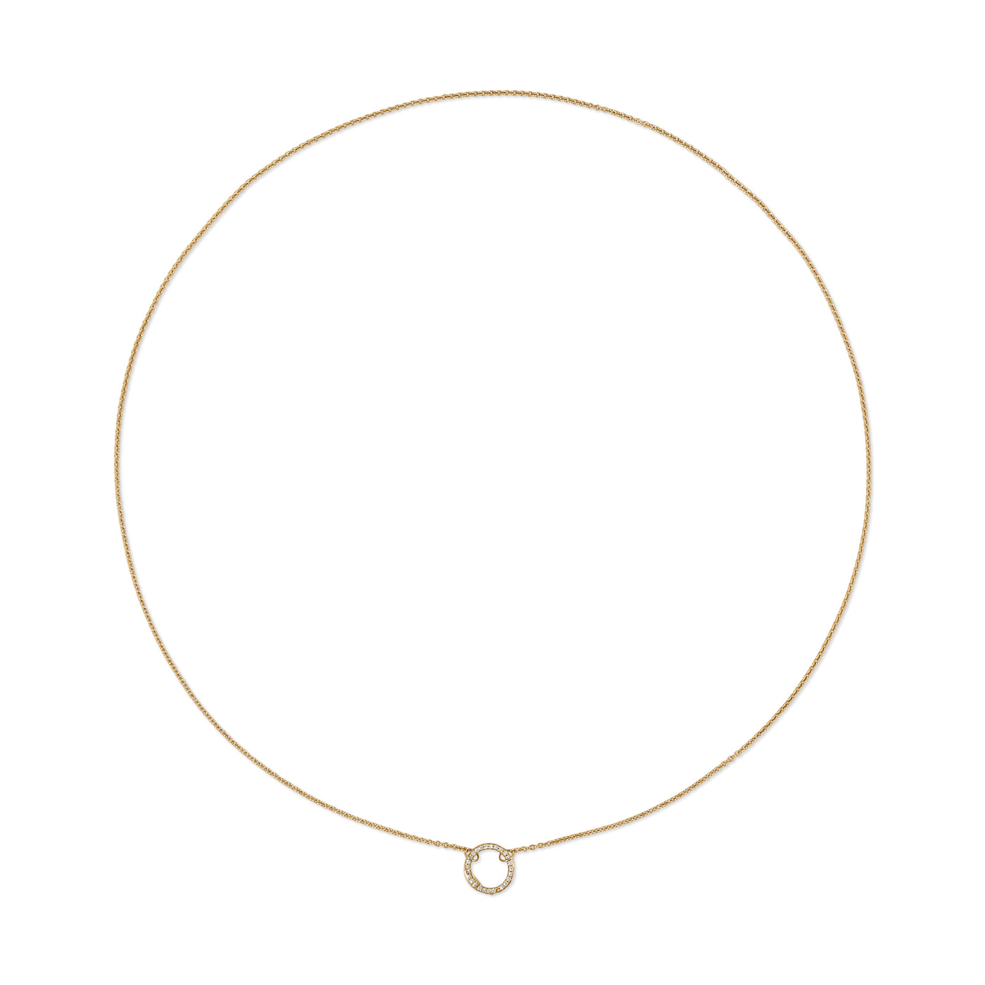 Rolo Chain with Diamond Clasp
