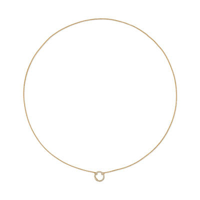 Rolo Chain with Diamond Clasp