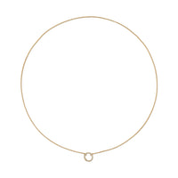 Rolo Chain with Diamond Clasp