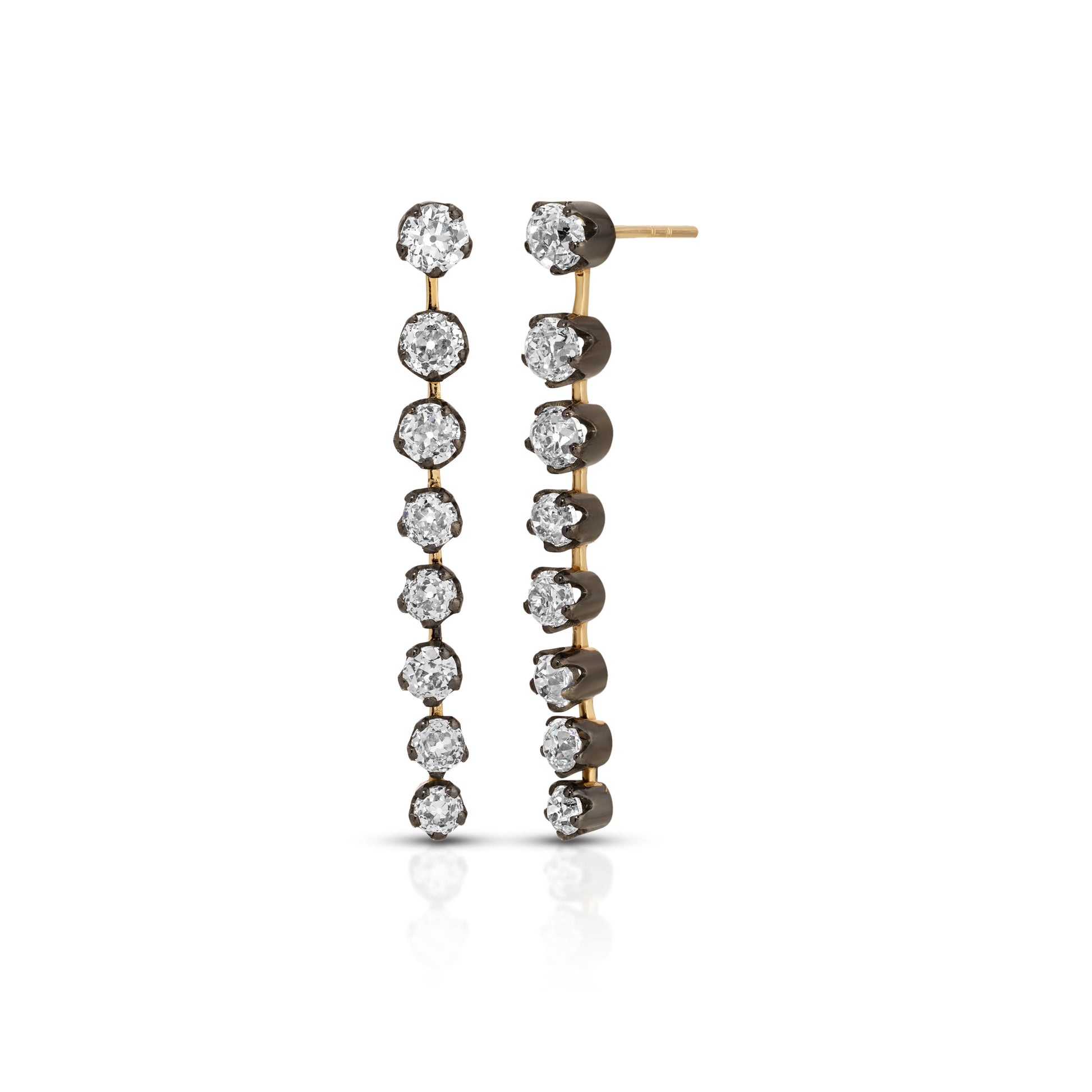 Diamond Victorian Fringe Earrings