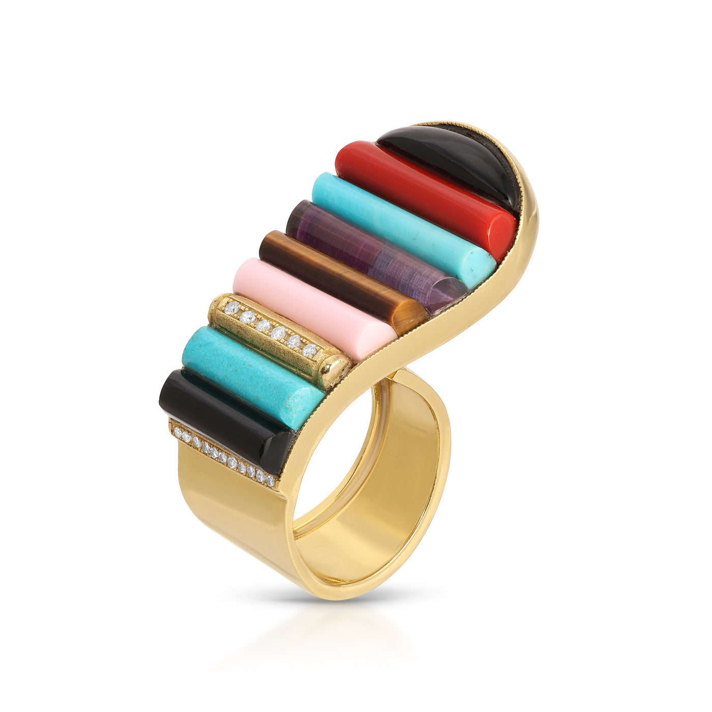 Multicolored Piano Ring