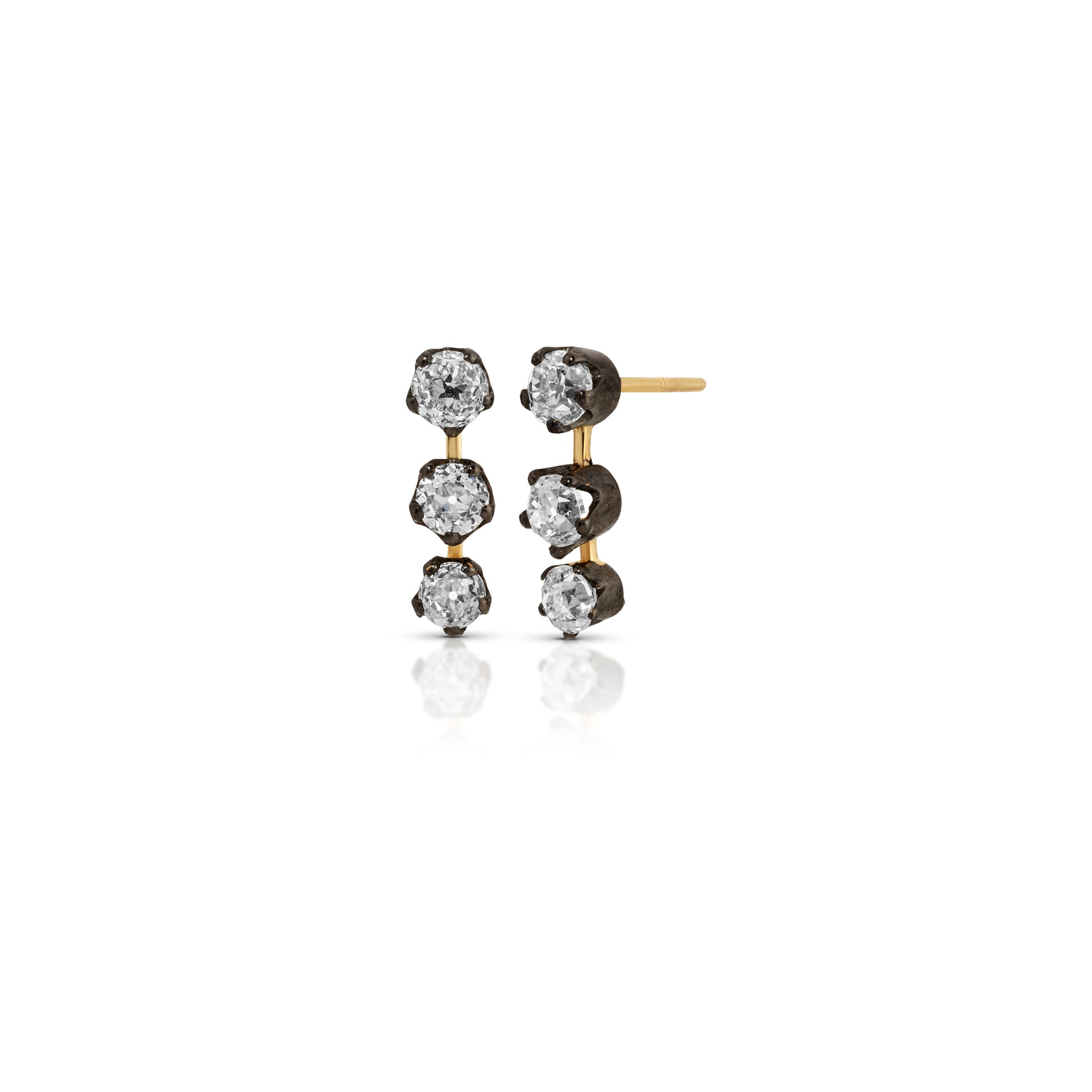 Diamond Victorian Fringe Earrings