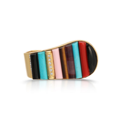 Multicolored Piano Ring