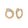 Twisted Snake Hoops