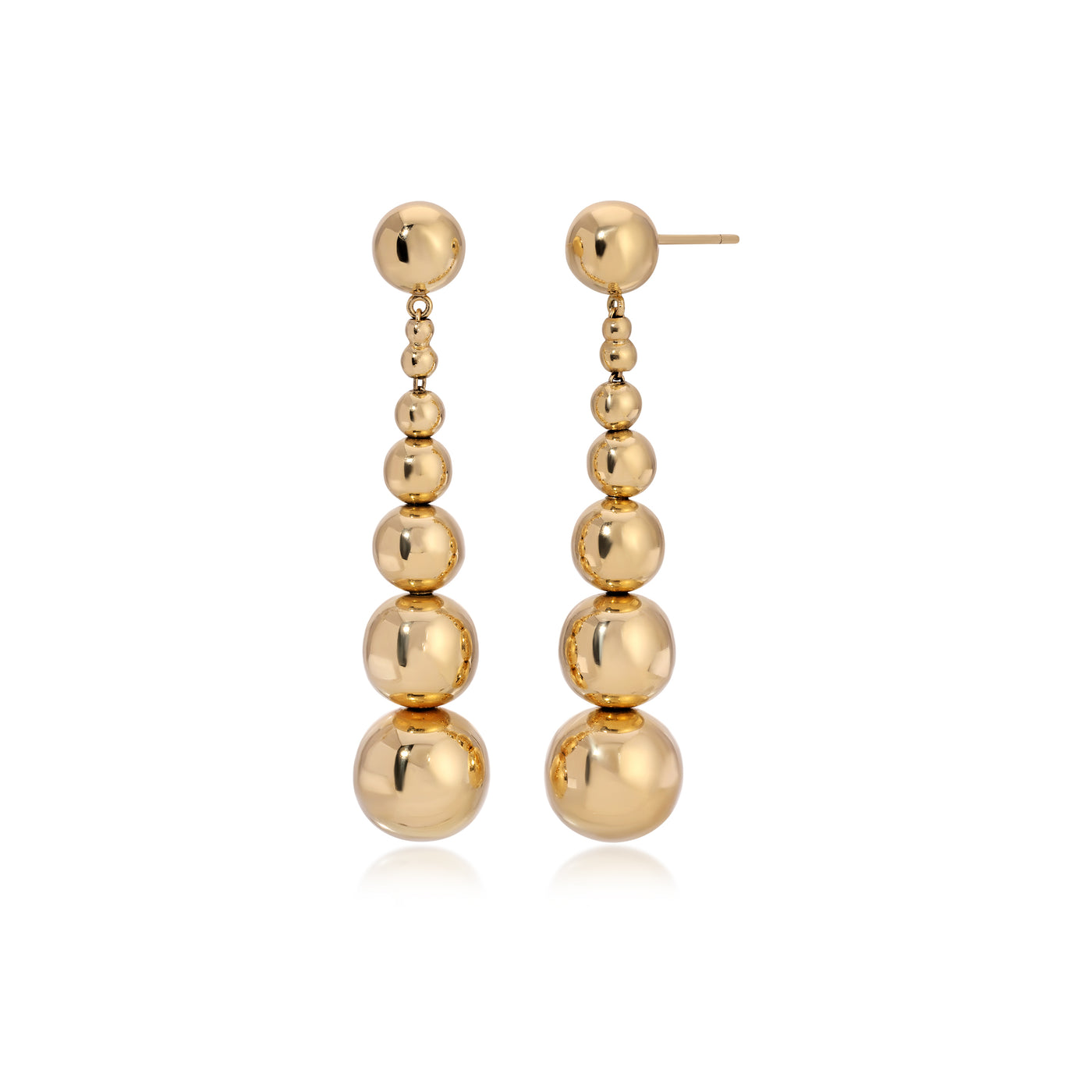 Eight Disco Ball Drop Earrings