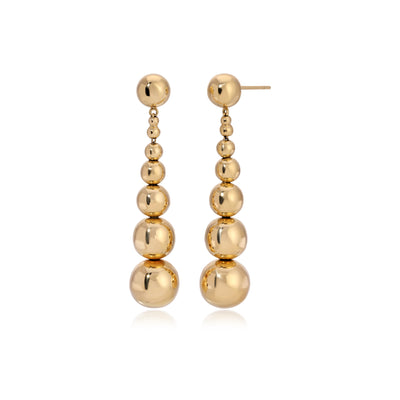 Eight Disco Ball Drop Earrings