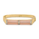 Two Tone Pyramid Bangle
