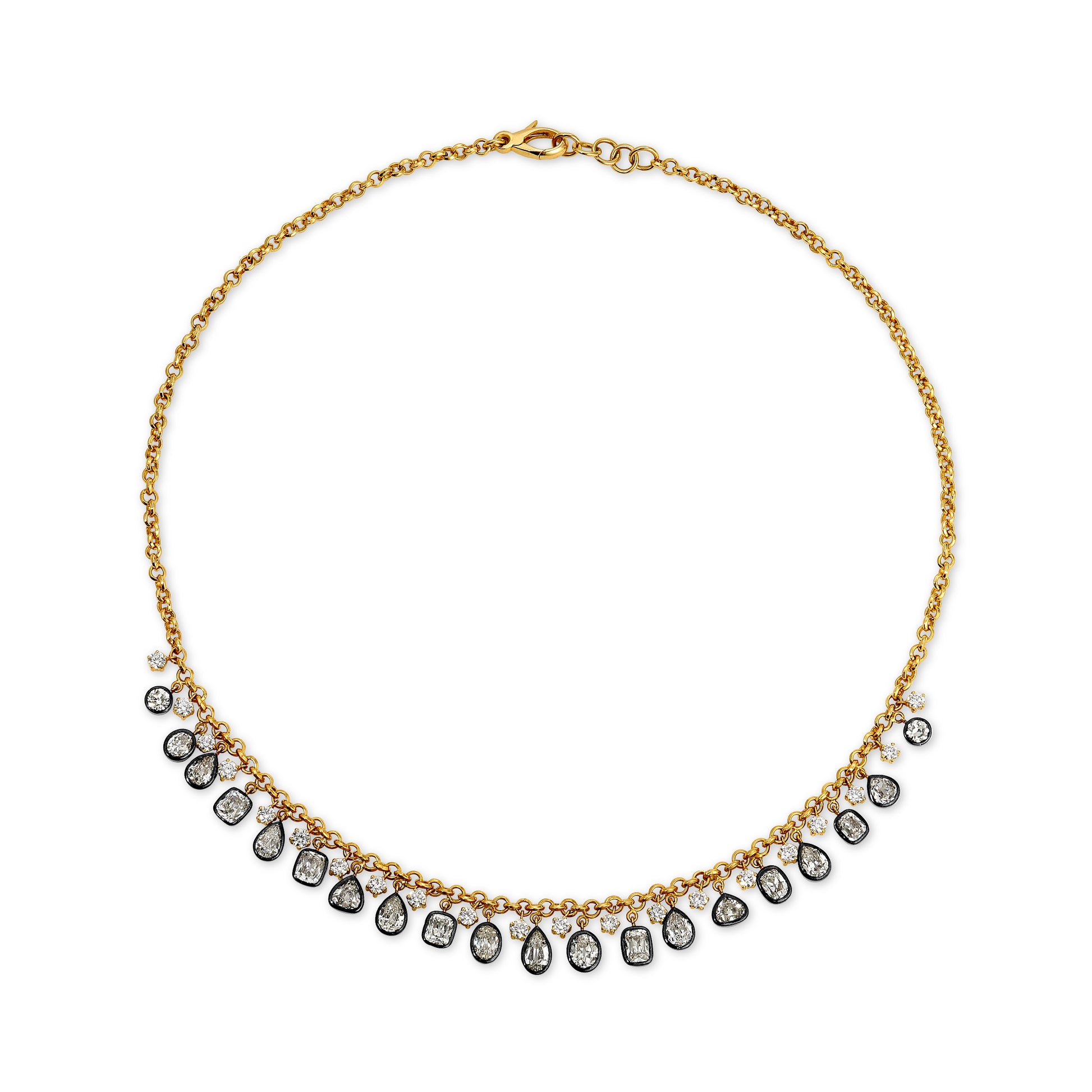 Blackened Diamond Confetti Fringe