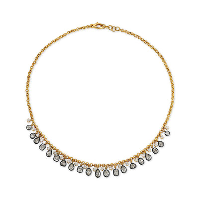 Blackened Diamond Confetti Fringe