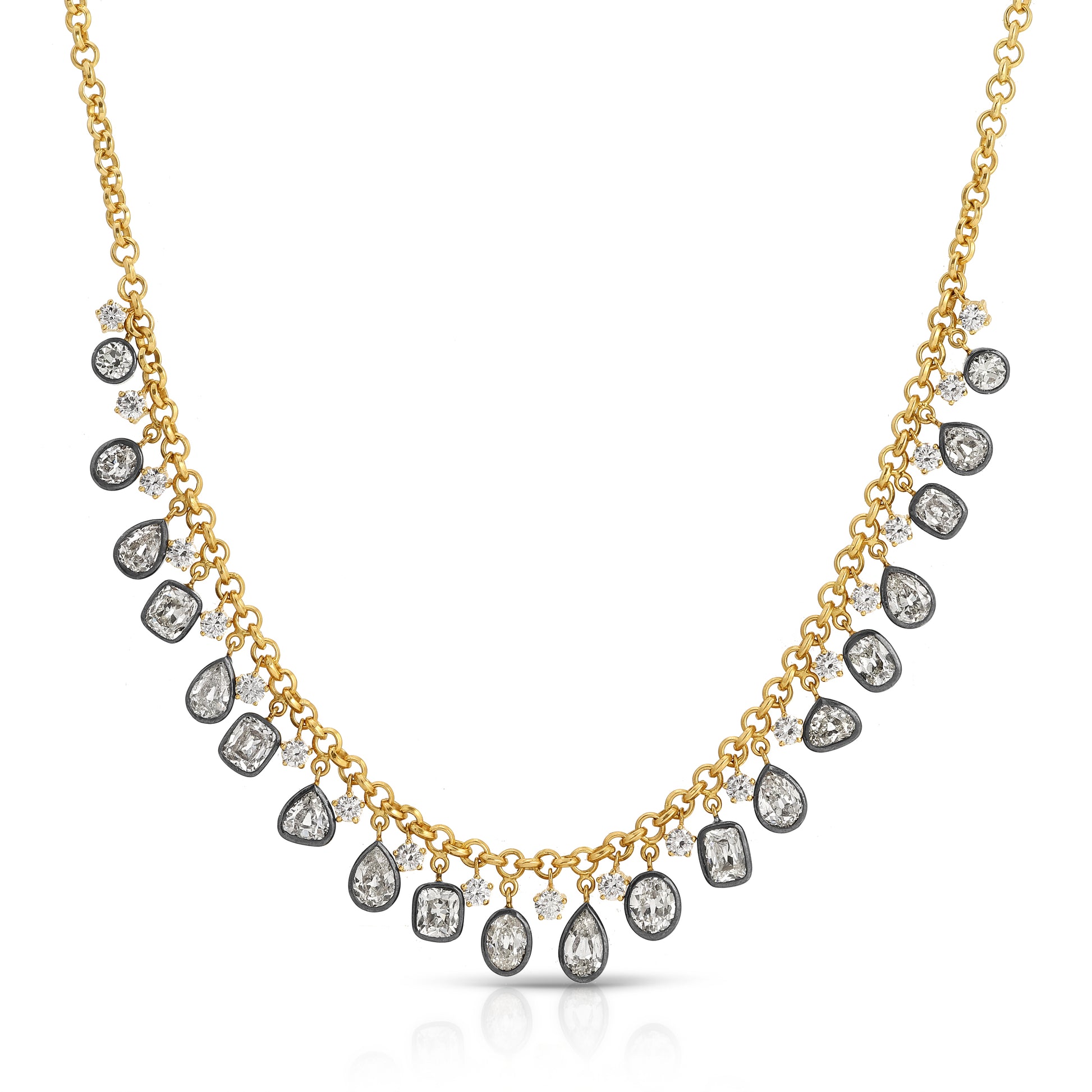 Blackened Diamond Confetti Fringe
