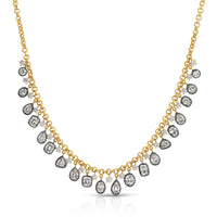 Blackened Diamond Confetti Fringe