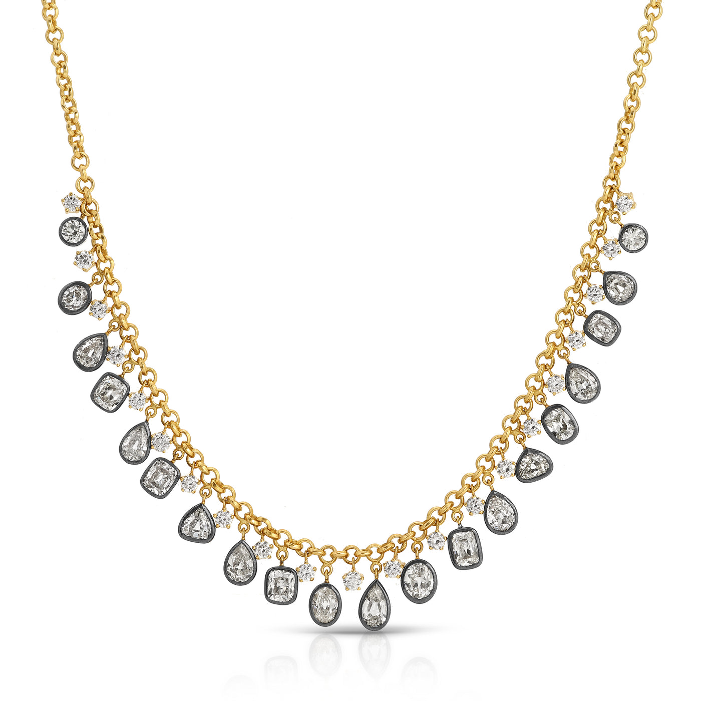Blackened Diamond Confetti Fringe