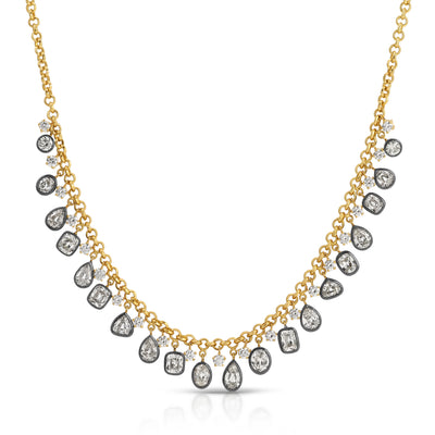 Blackened Diamond Confetti Fringe