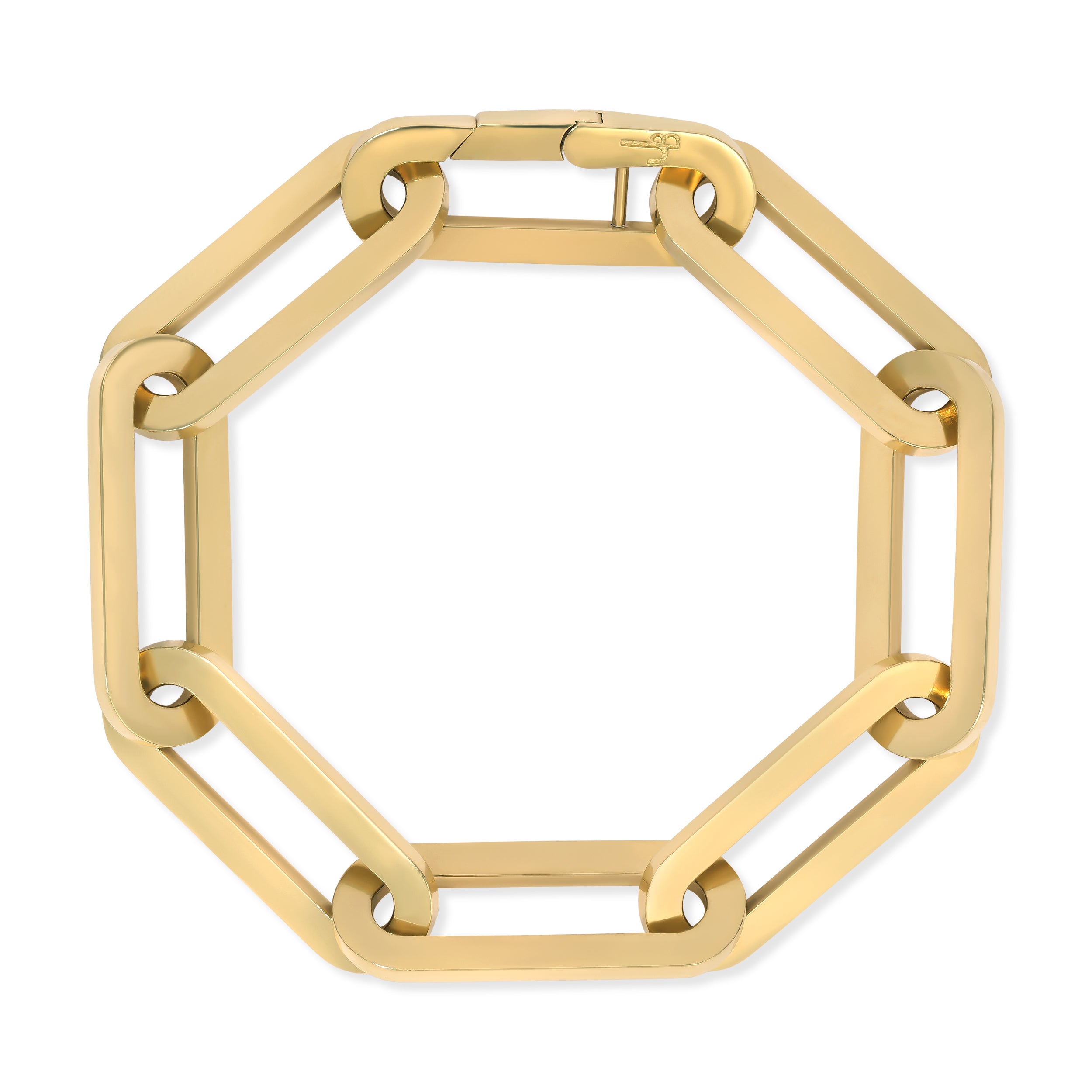 Rectangular Link Charm Bracelet
