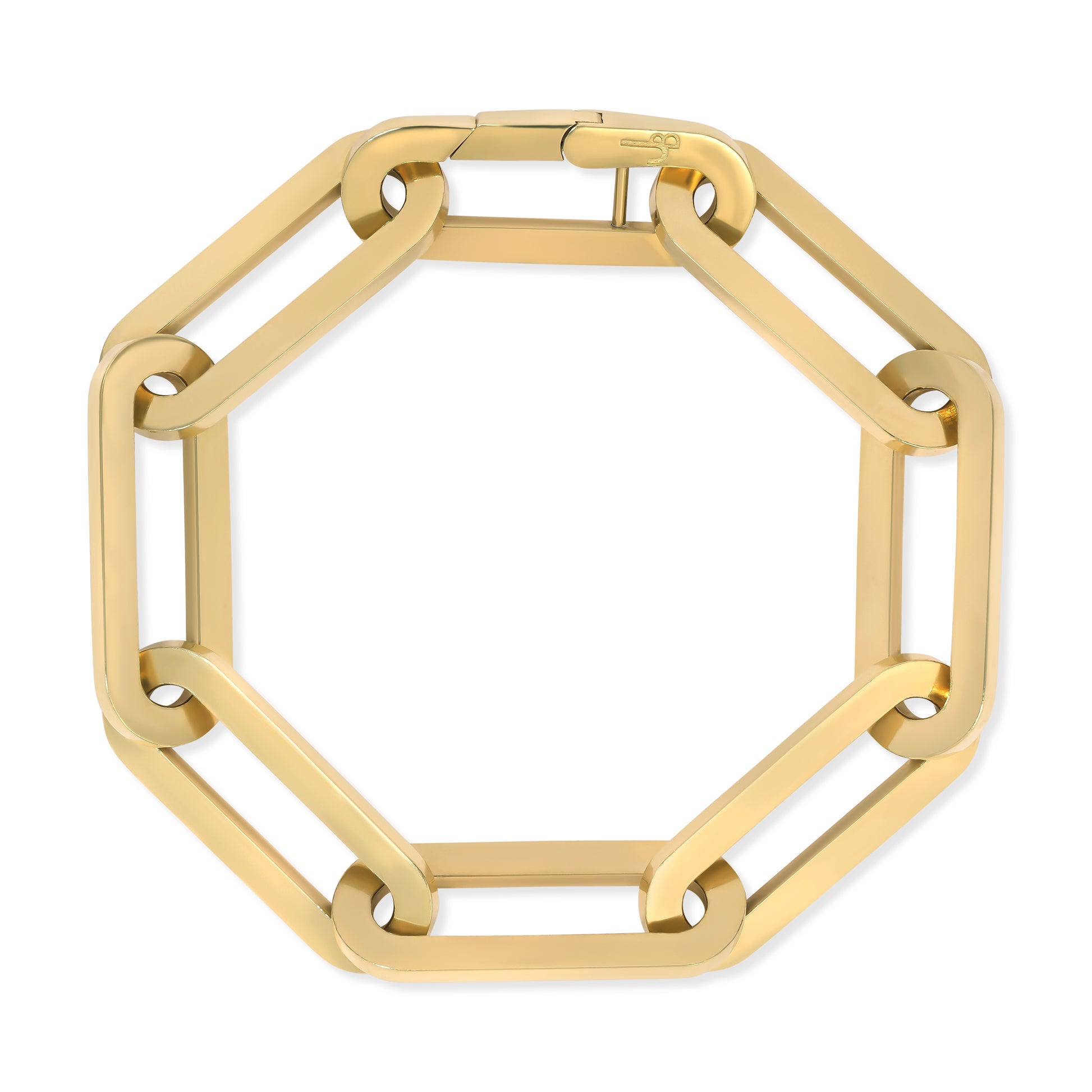 Rectangular Link Charm Bracelet