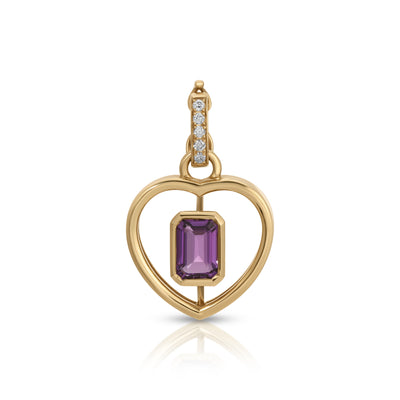 Shadow Heart Charm