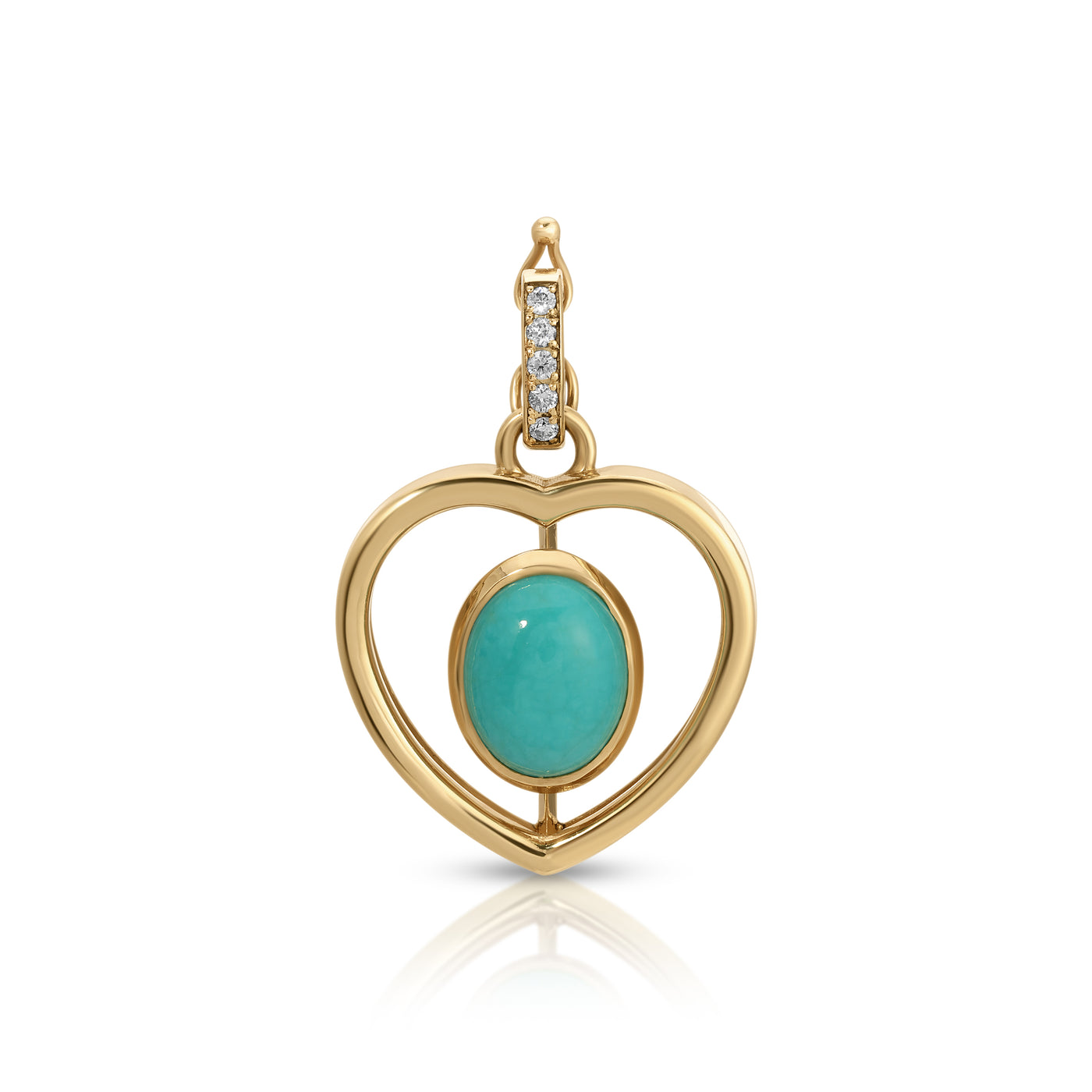 Shadow Heart Charm