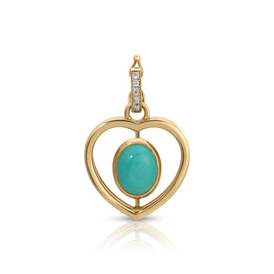 Shadow Heart Charm