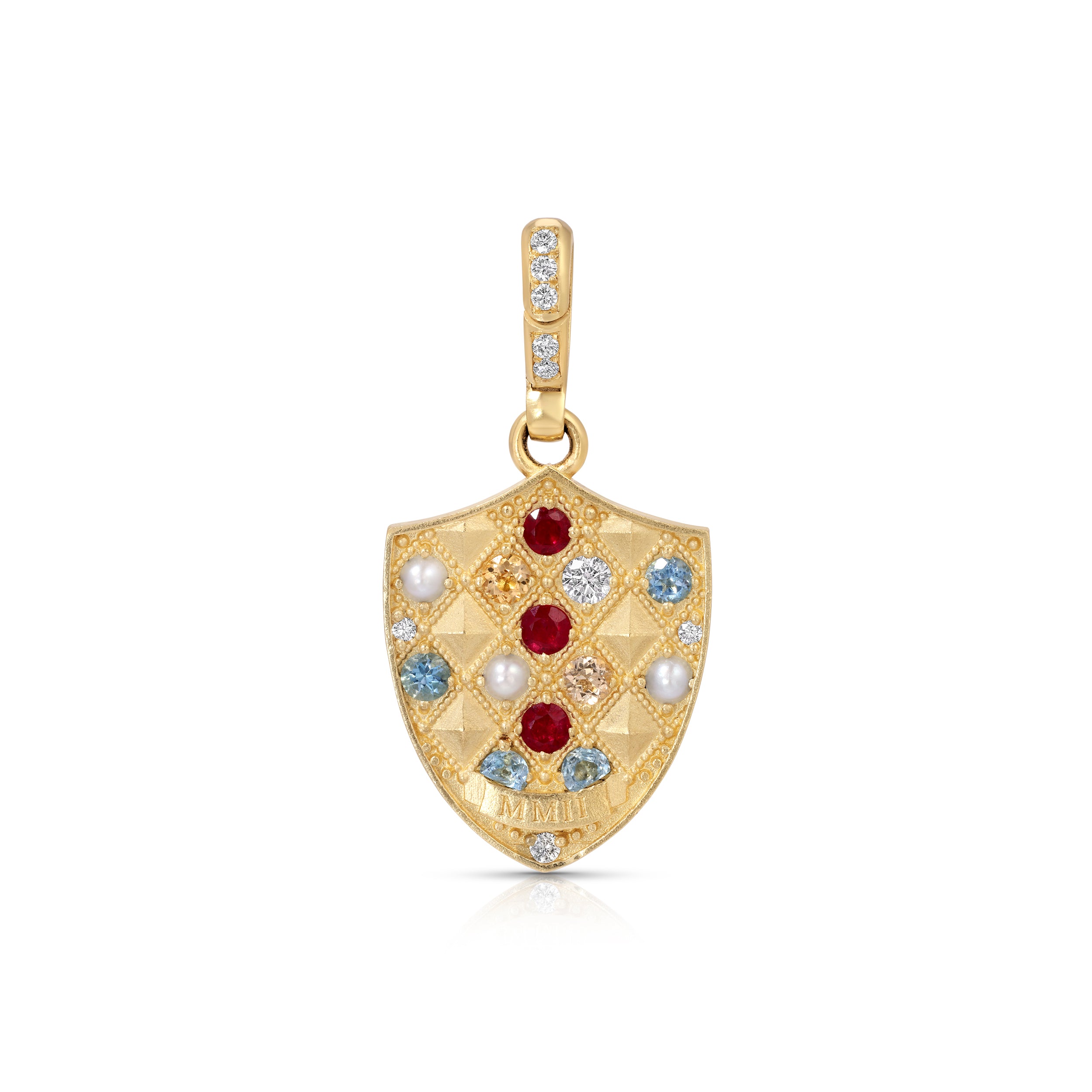 Argyle Shield Charm
