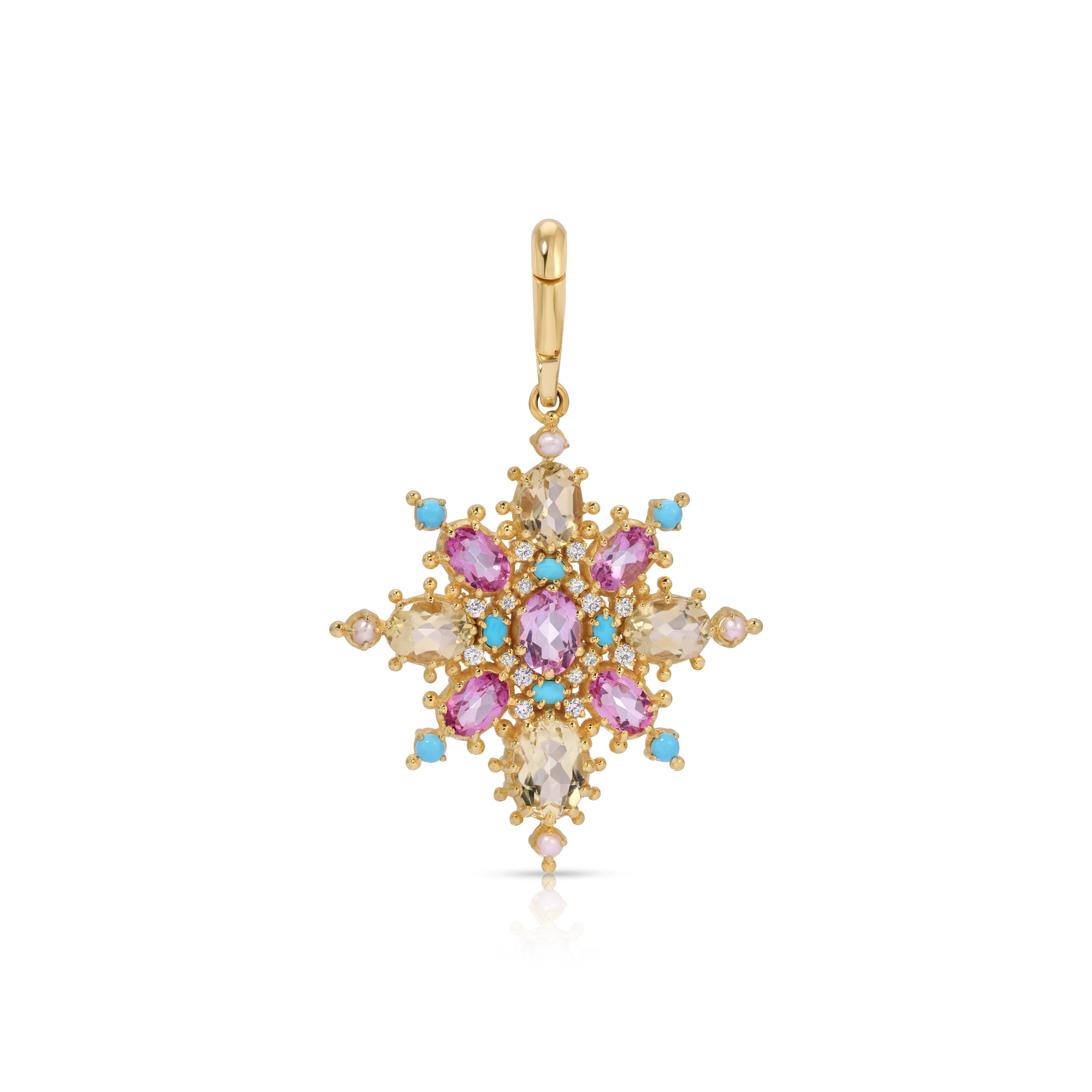 Victorian Flower Charm