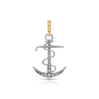 Diamond Anchor Charm