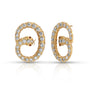 Infinite Diamond Snake Earrings