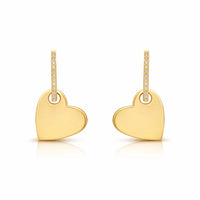Flat Anchored Hearts on Huggies