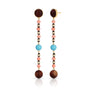 Multi Disco Ball Drop Earrings