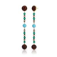 Multi Disco Ball Drop Earrings