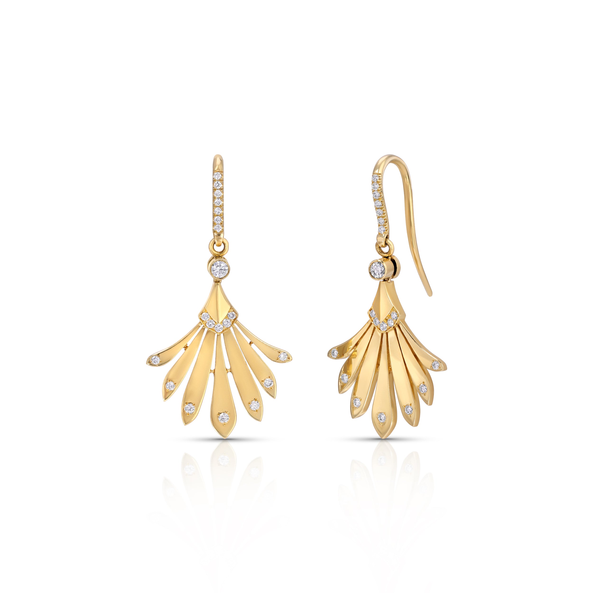 Fan Earrings