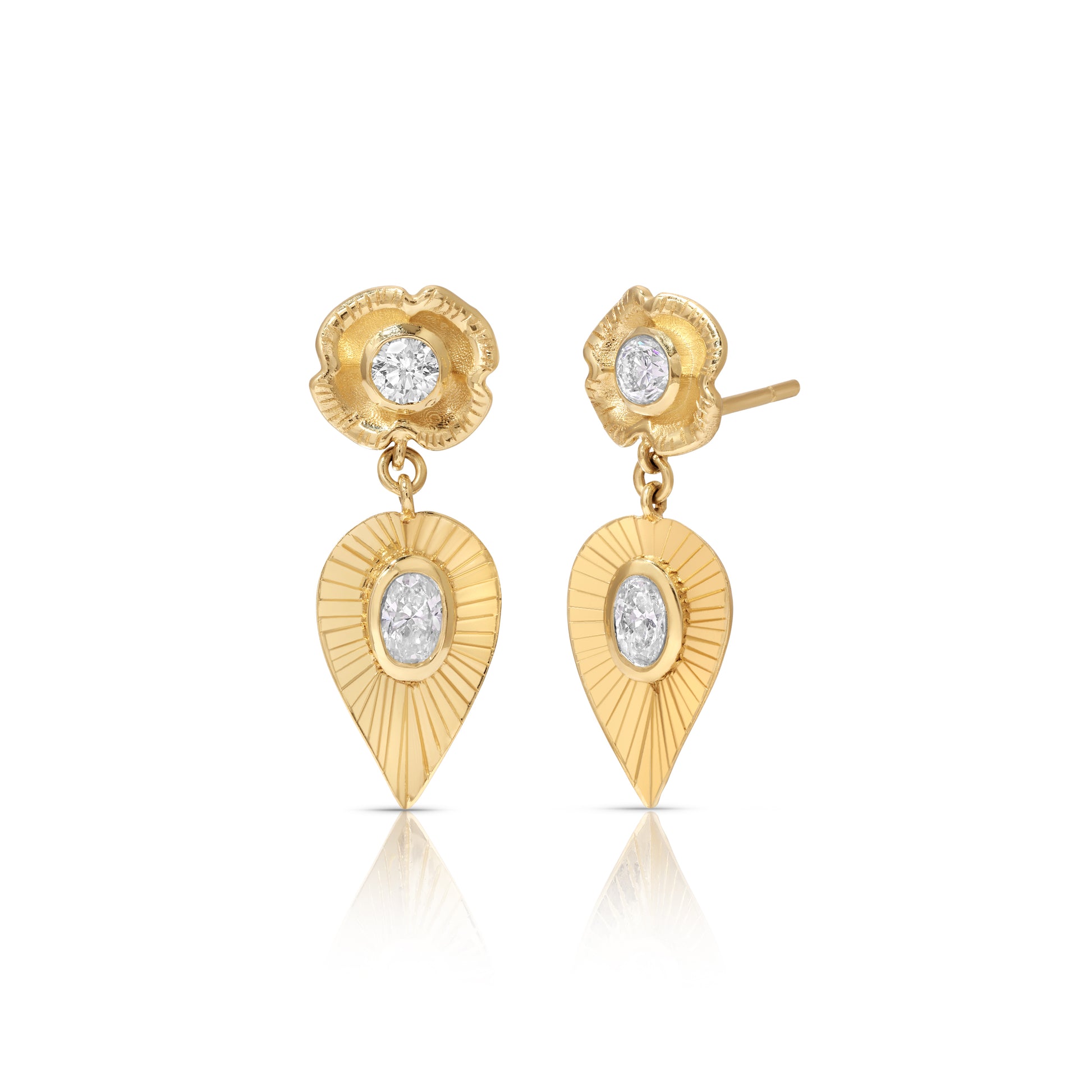 Two Drop Lucky Charm Earrings