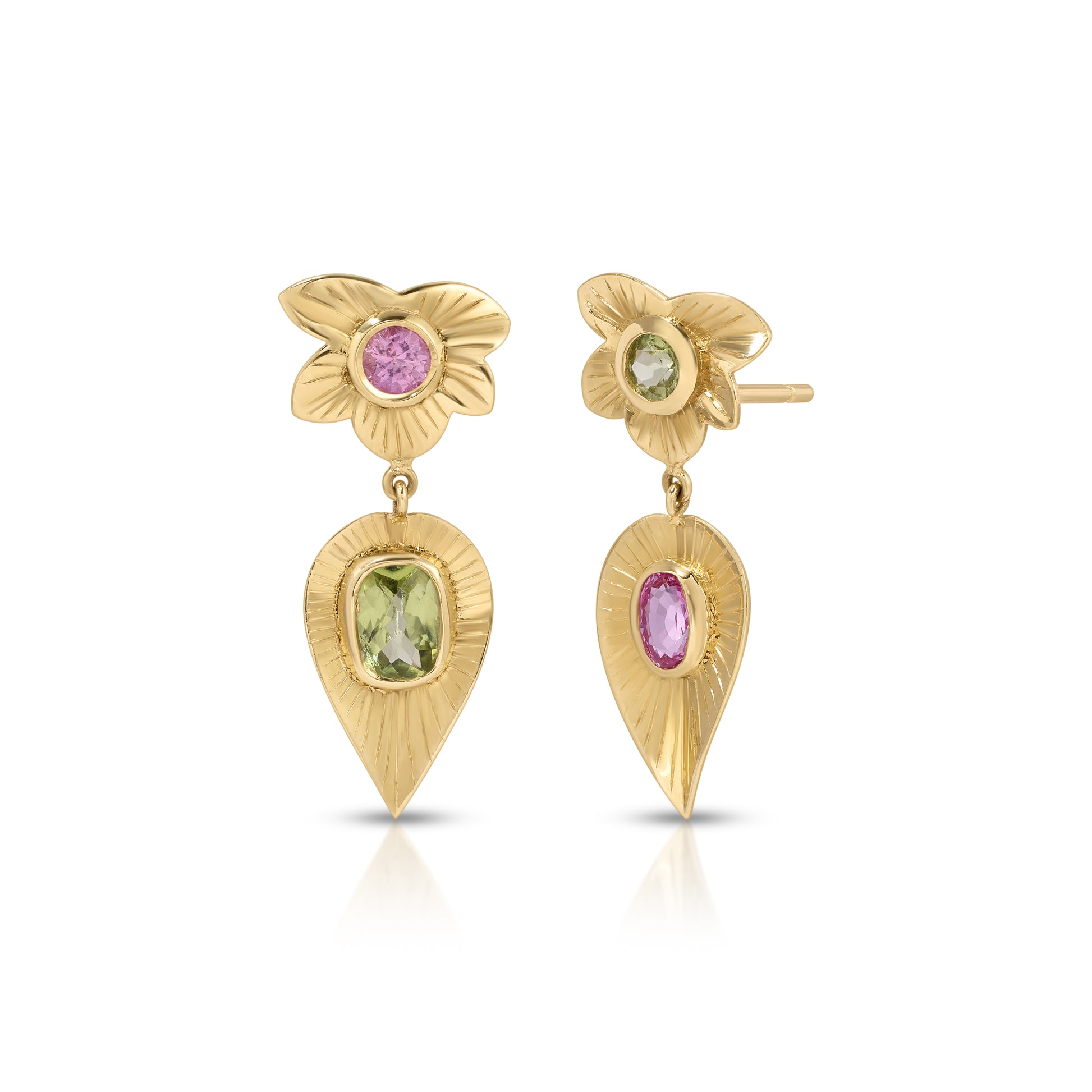 Two Drop Lucky Charm Earrings