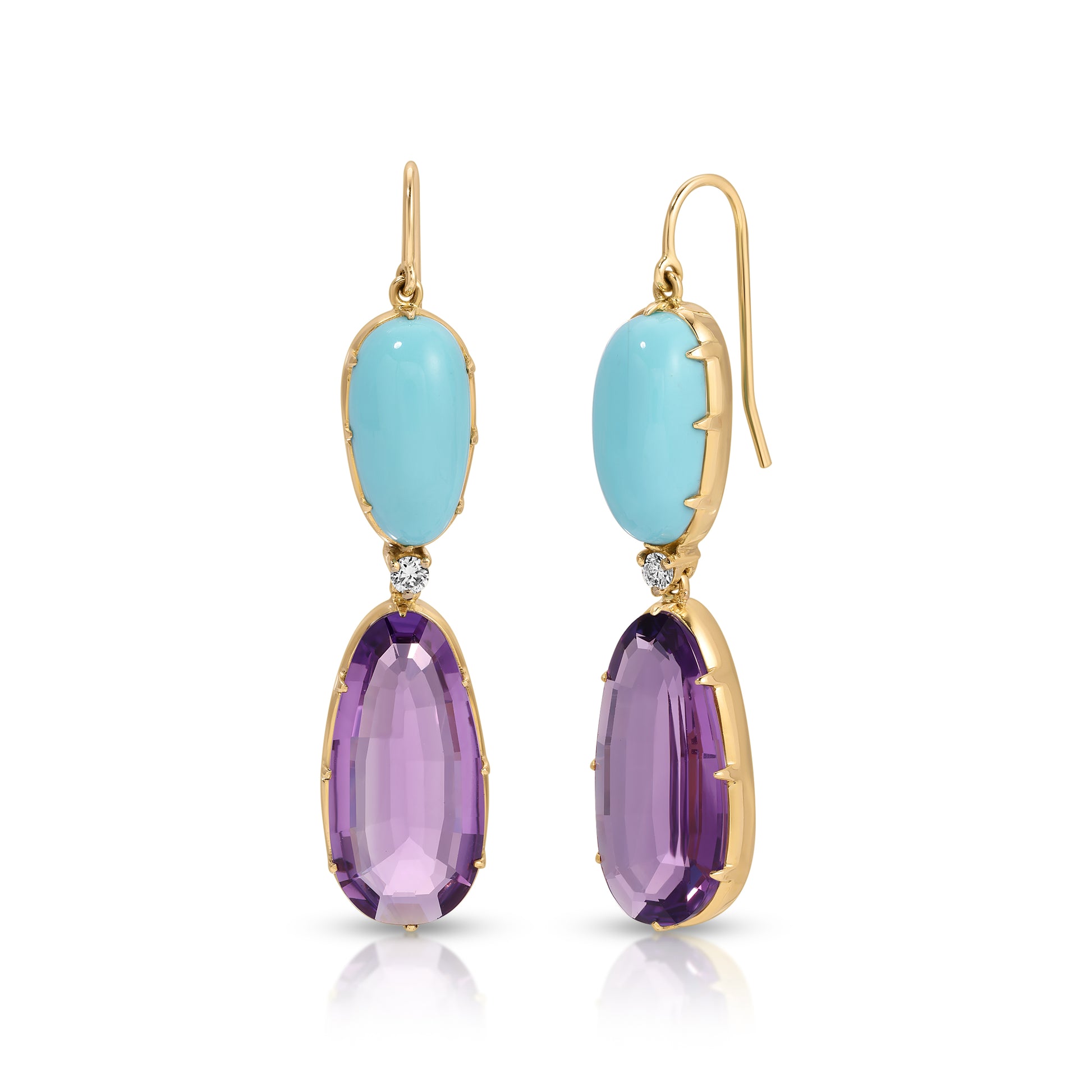Georgian Double Drop Earrings