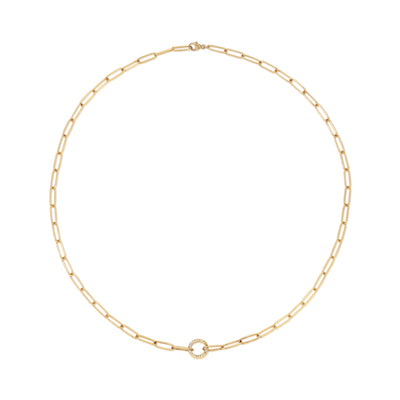 Mini Charm Chain with Diamond Clasp
