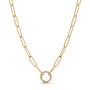 Mini Charm Chain with Diamond Clasp