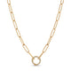 Mini Charm Chain with Diamond Clasp