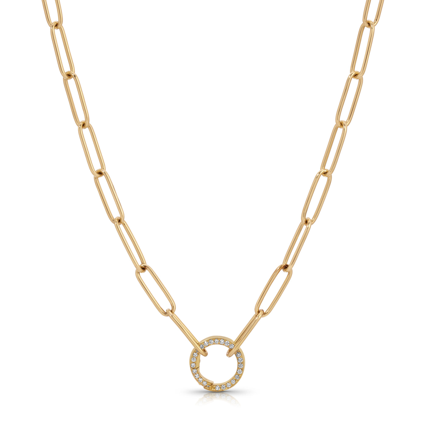 Mini Charm Chain with Diamond Clasp