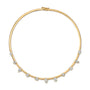 Bezel Multi Diamond Ridge Collar