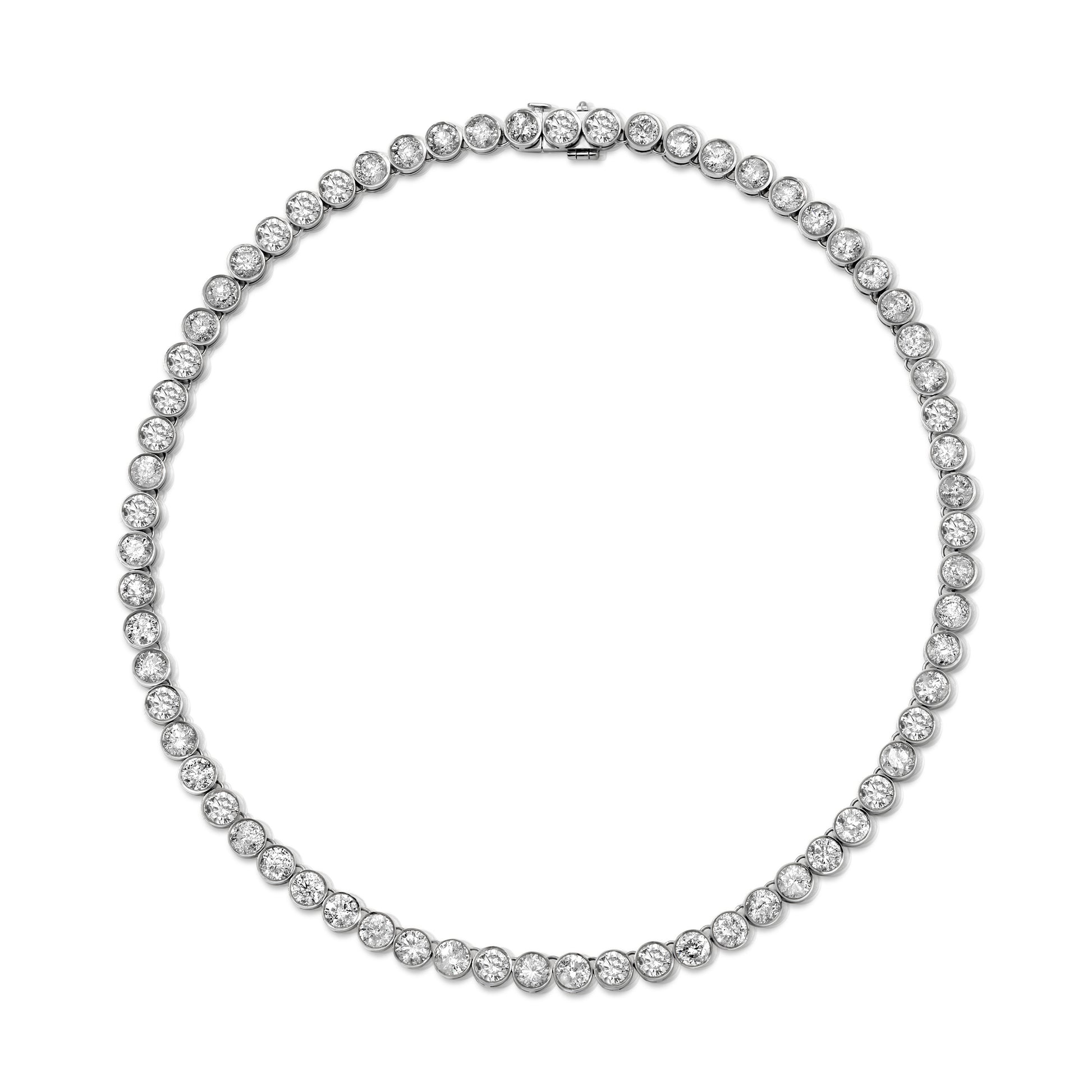 Deco Diamond Riviere Necklace