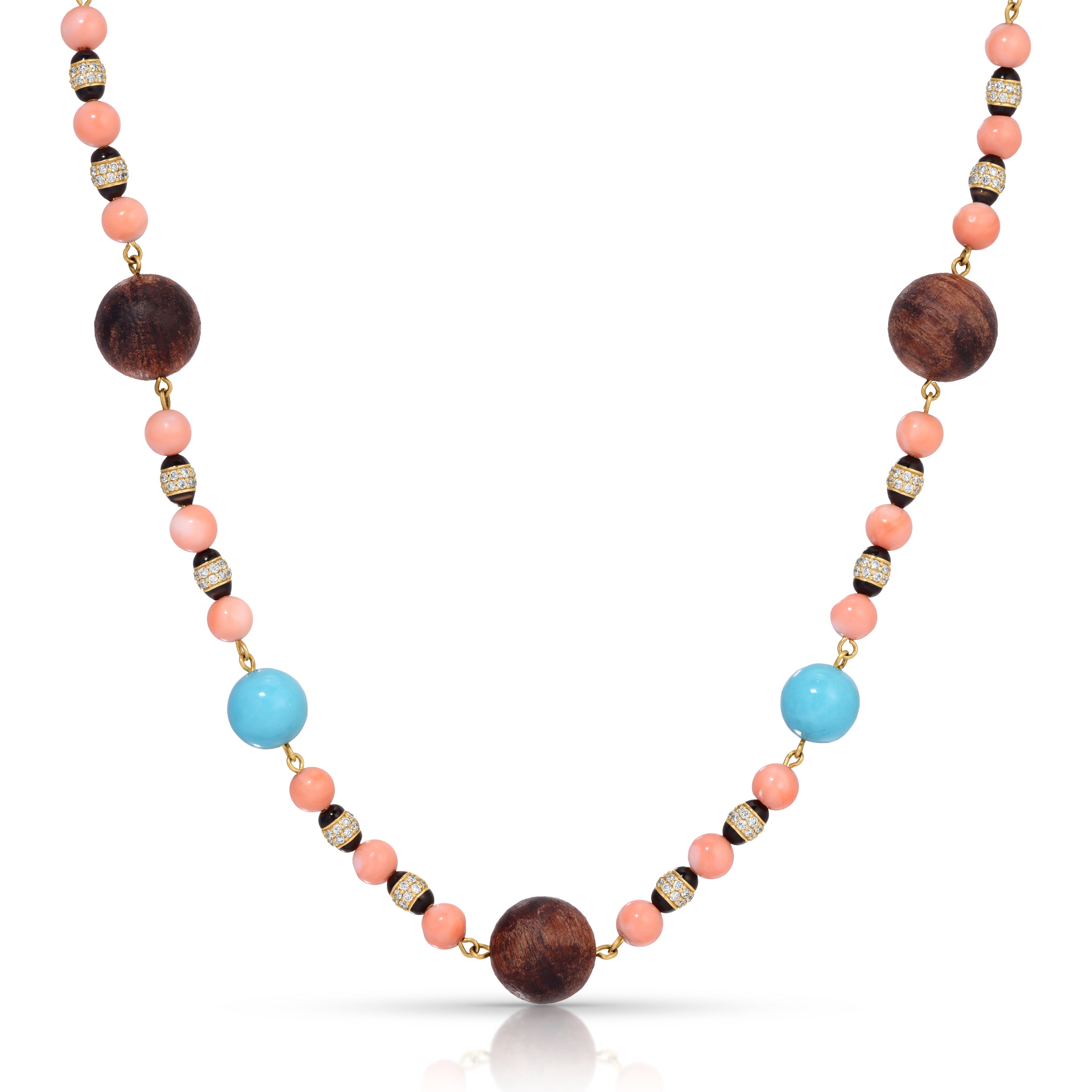 Multi Disco Ball Necklace