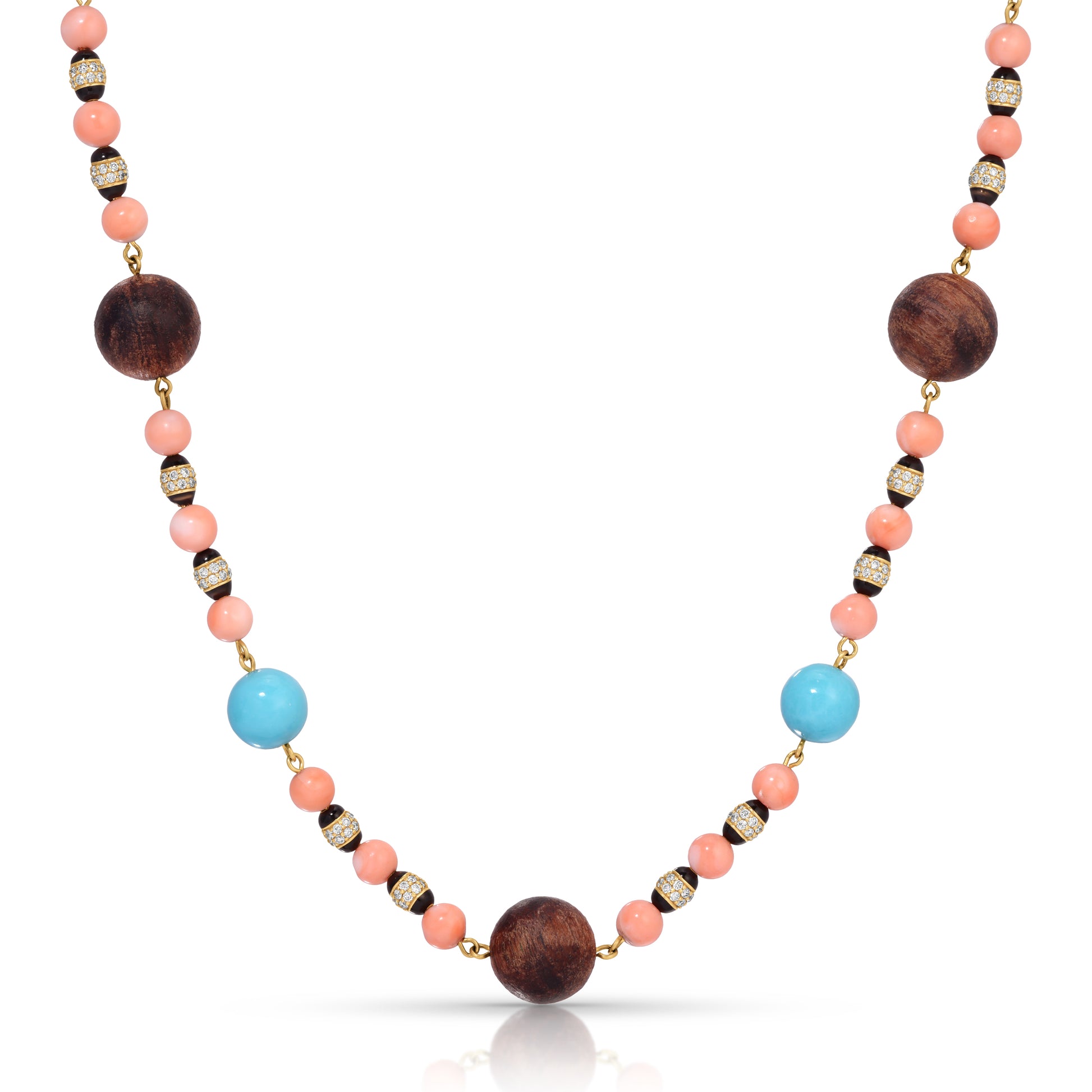 Multi Disco Ball Necklace