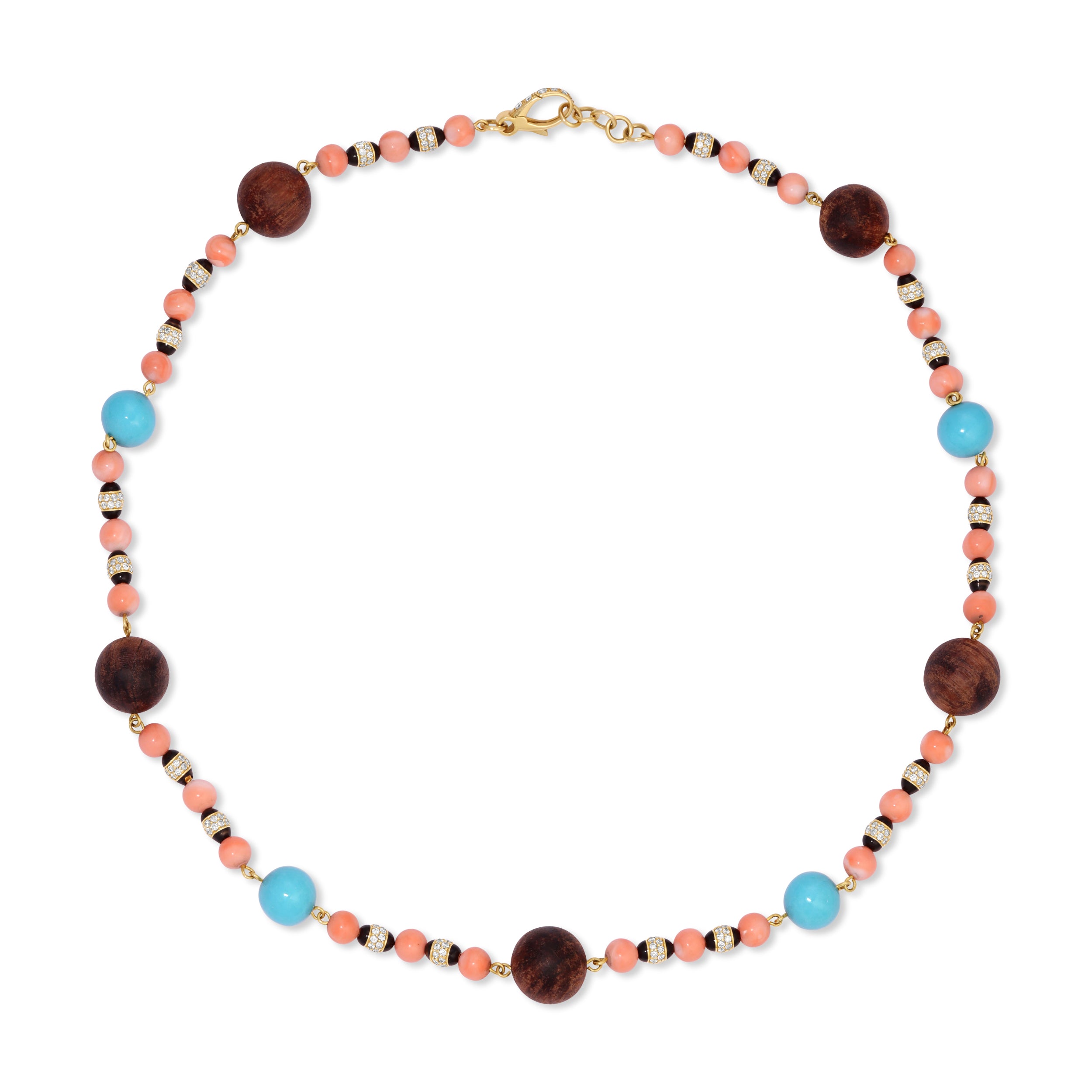 Multi Disco Ball Necklace