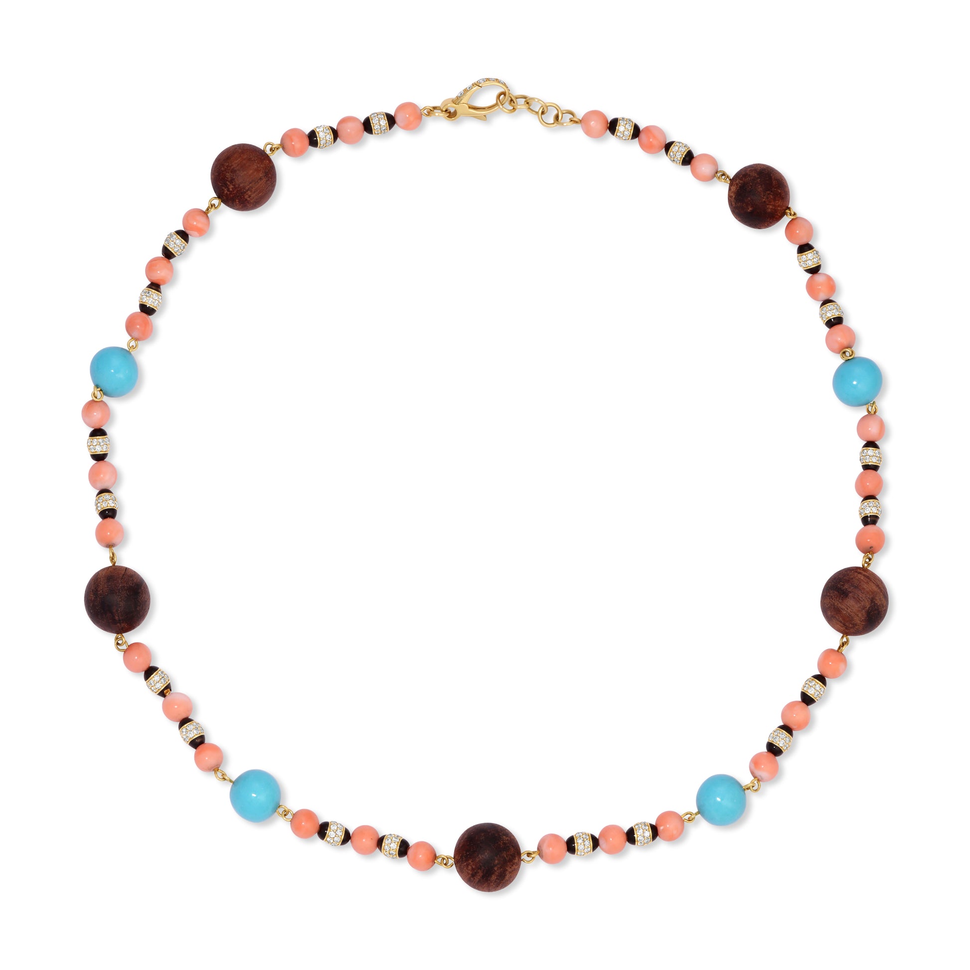 Multi Disco Ball Necklace