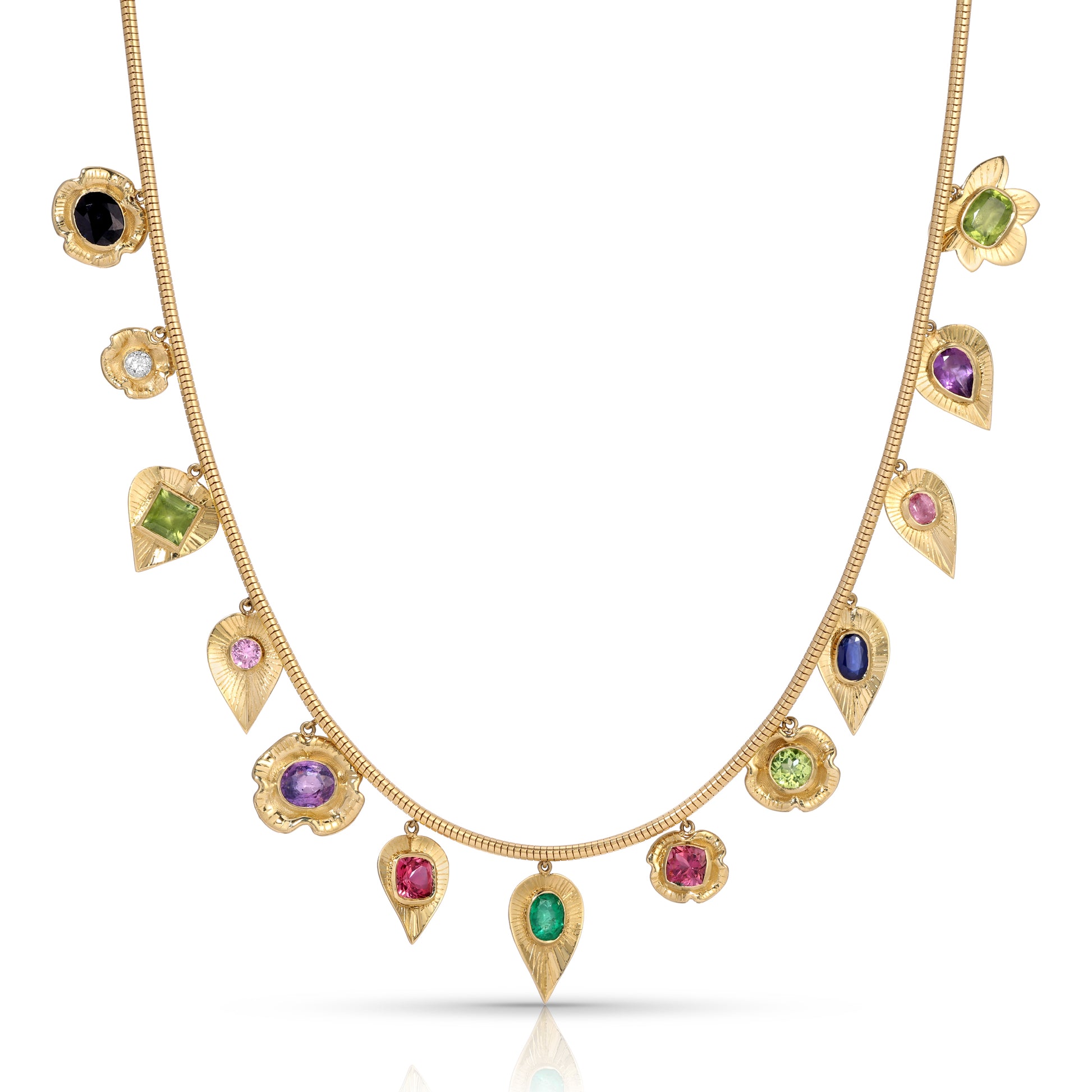 The Lucky Charm Fringe Necklace