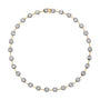Blackened Diamond Bezel Bar Necklace